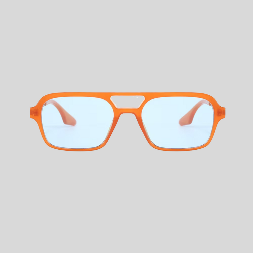 Vintage Orange Blue Sunglasses image 1