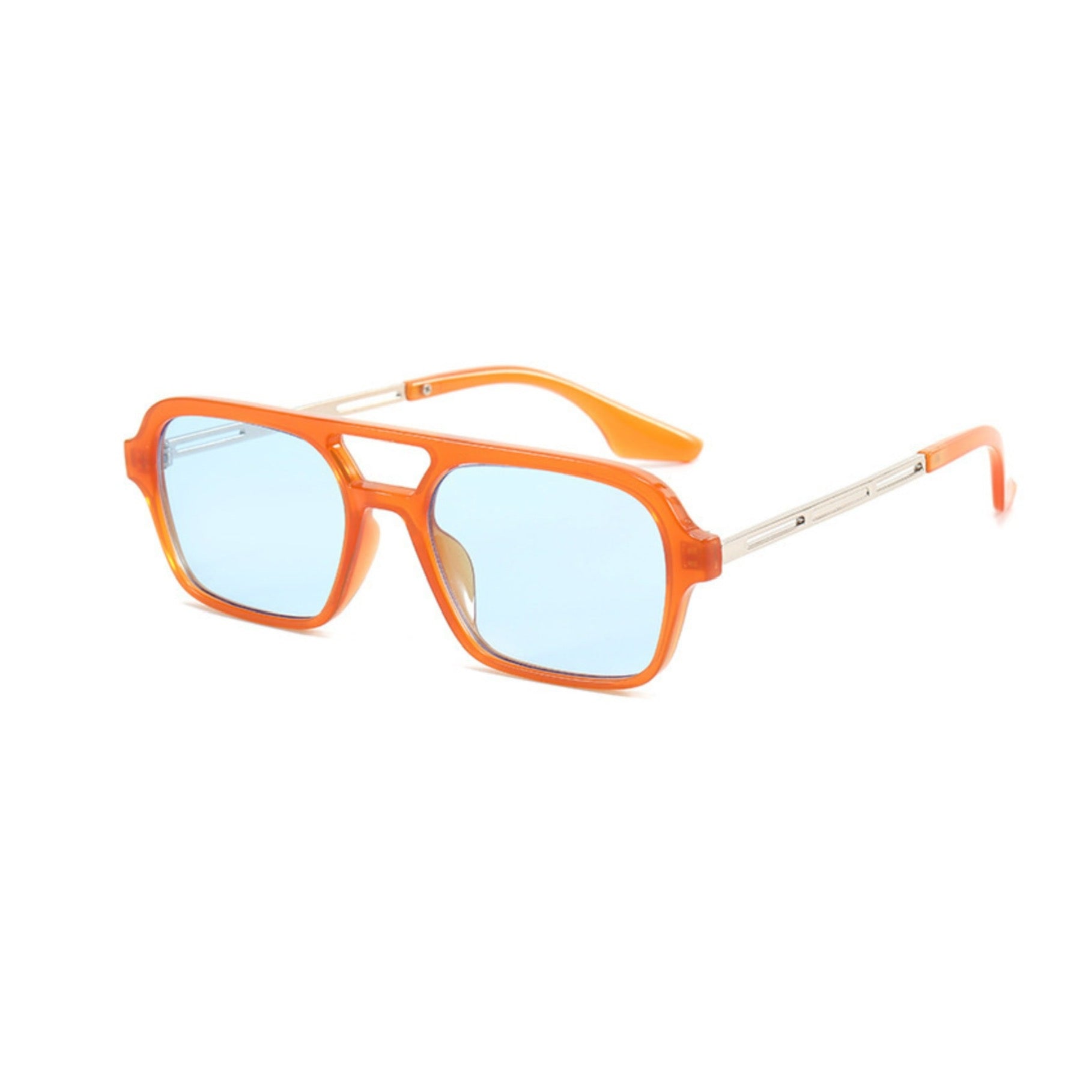 Vintage Orange Blue Sunglasses image 2