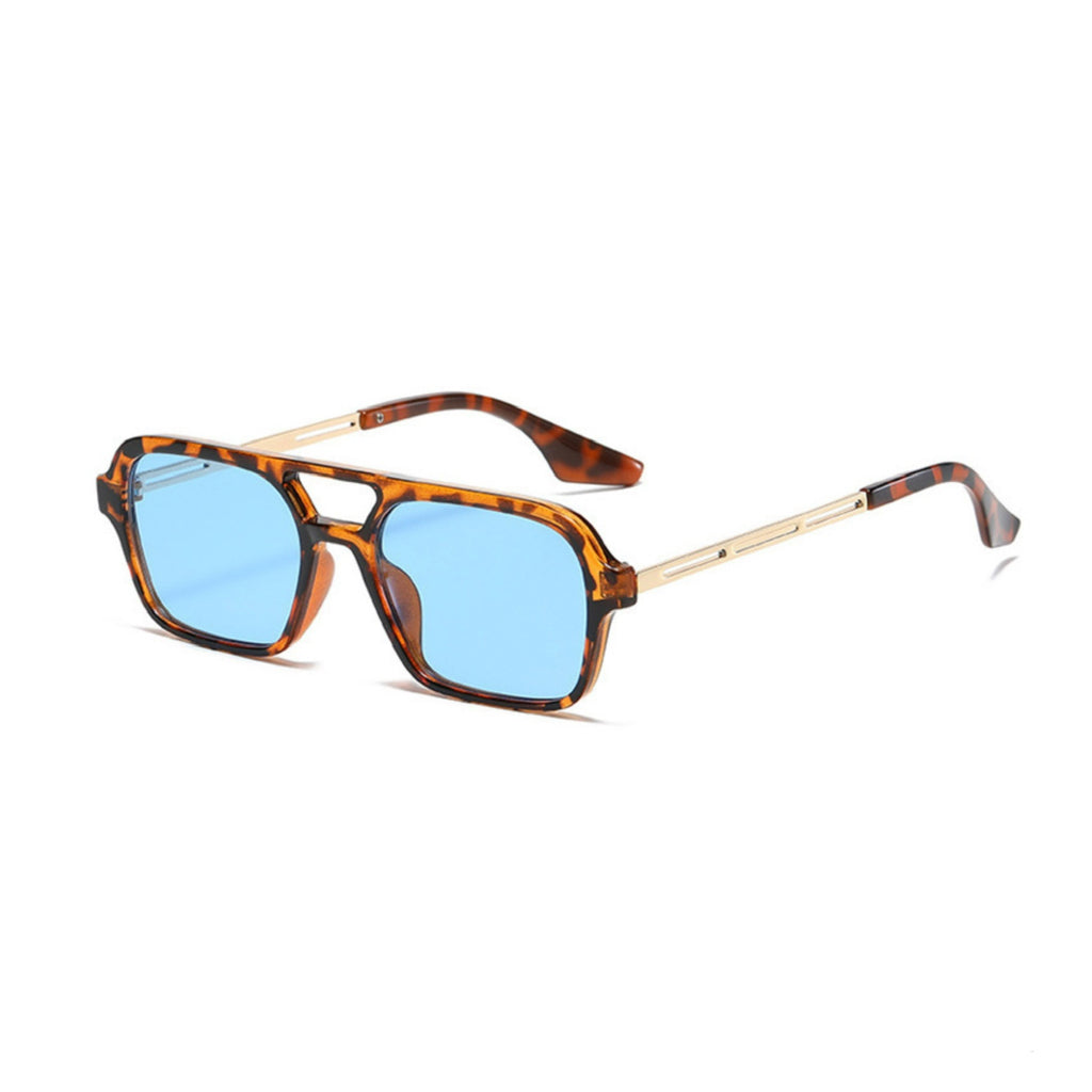 Vintage Leopard Blue Sunglasses image 2