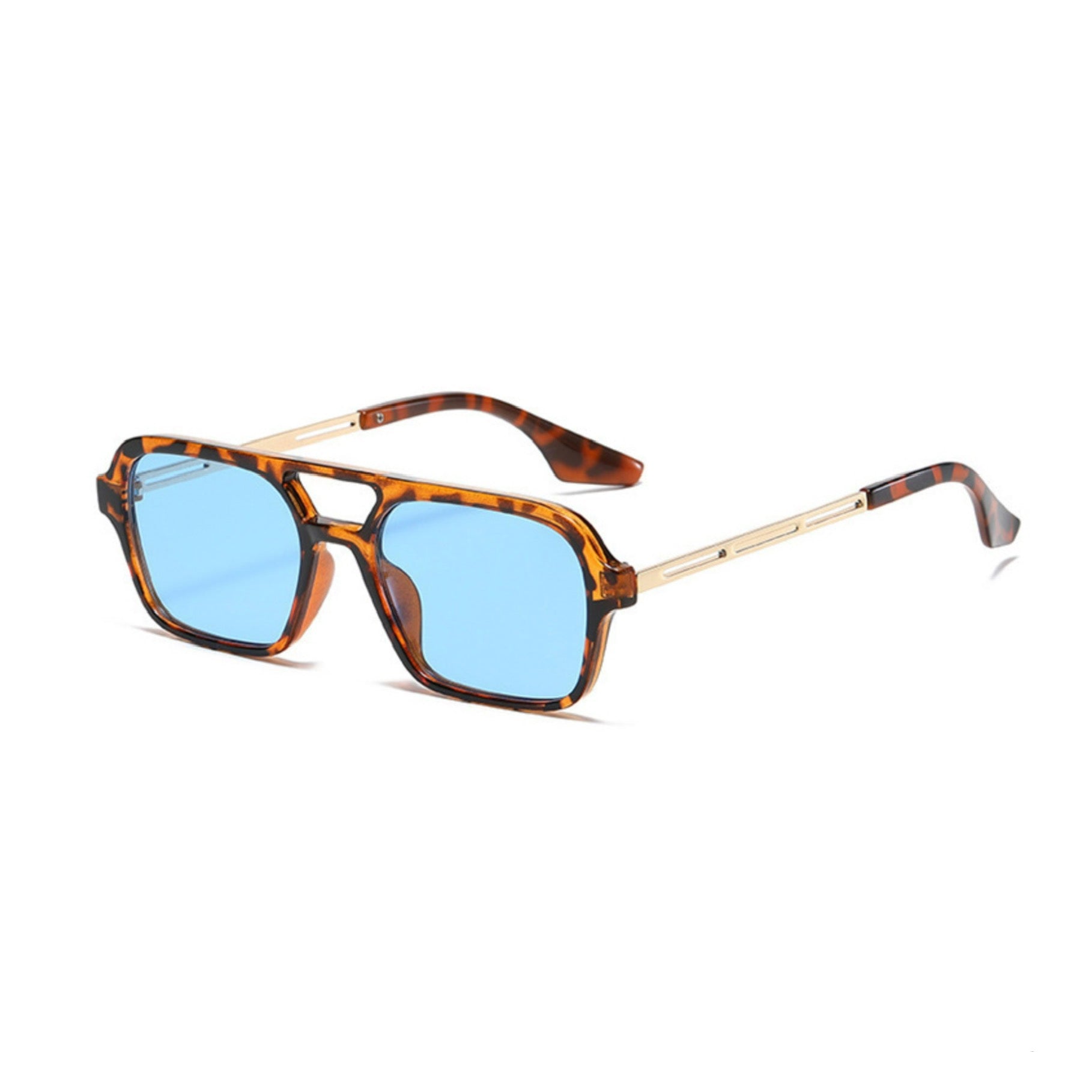 Vintage Leopard Blue Sunglasses image 2