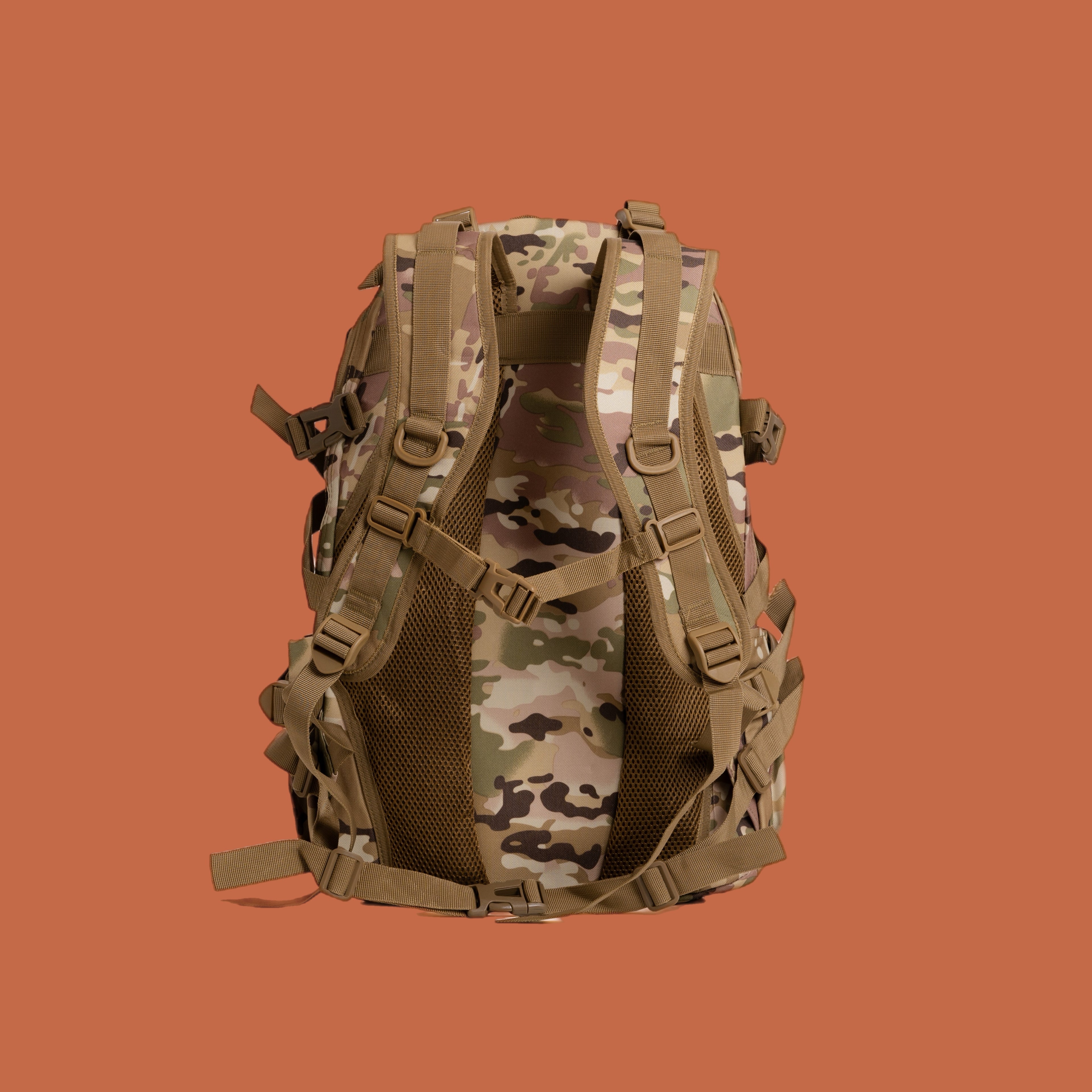 Everyday Camo 25L Backpack with Crimson Bear image 1