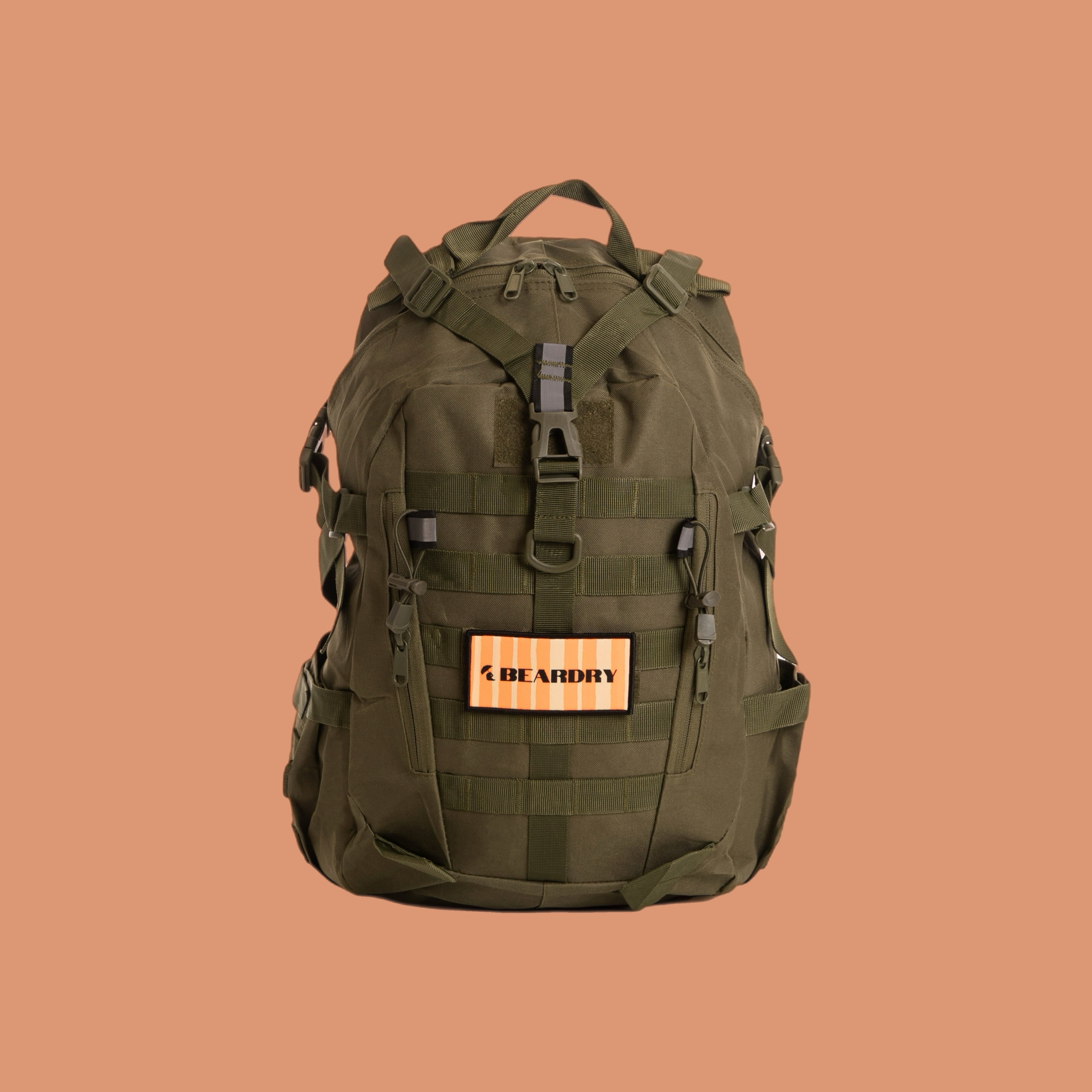 Everyday Jungle Green 25L Backpack with Electric Orange image 0