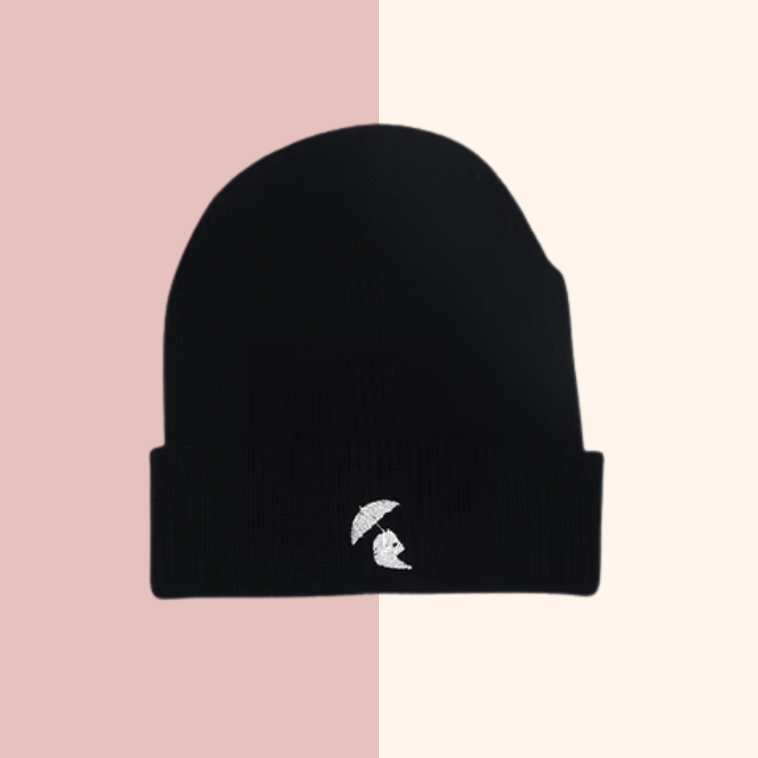 Black Fisherman Beanie