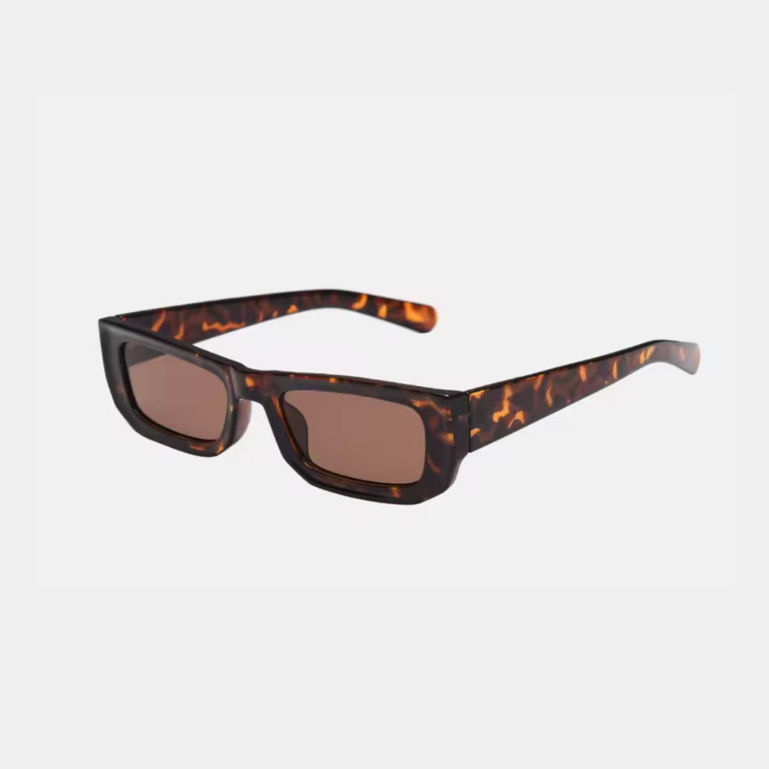 Vintage Tortoise Rectangle Sunglasses image 1