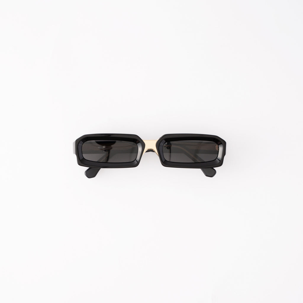 Black Linear Polarised Sunglasses