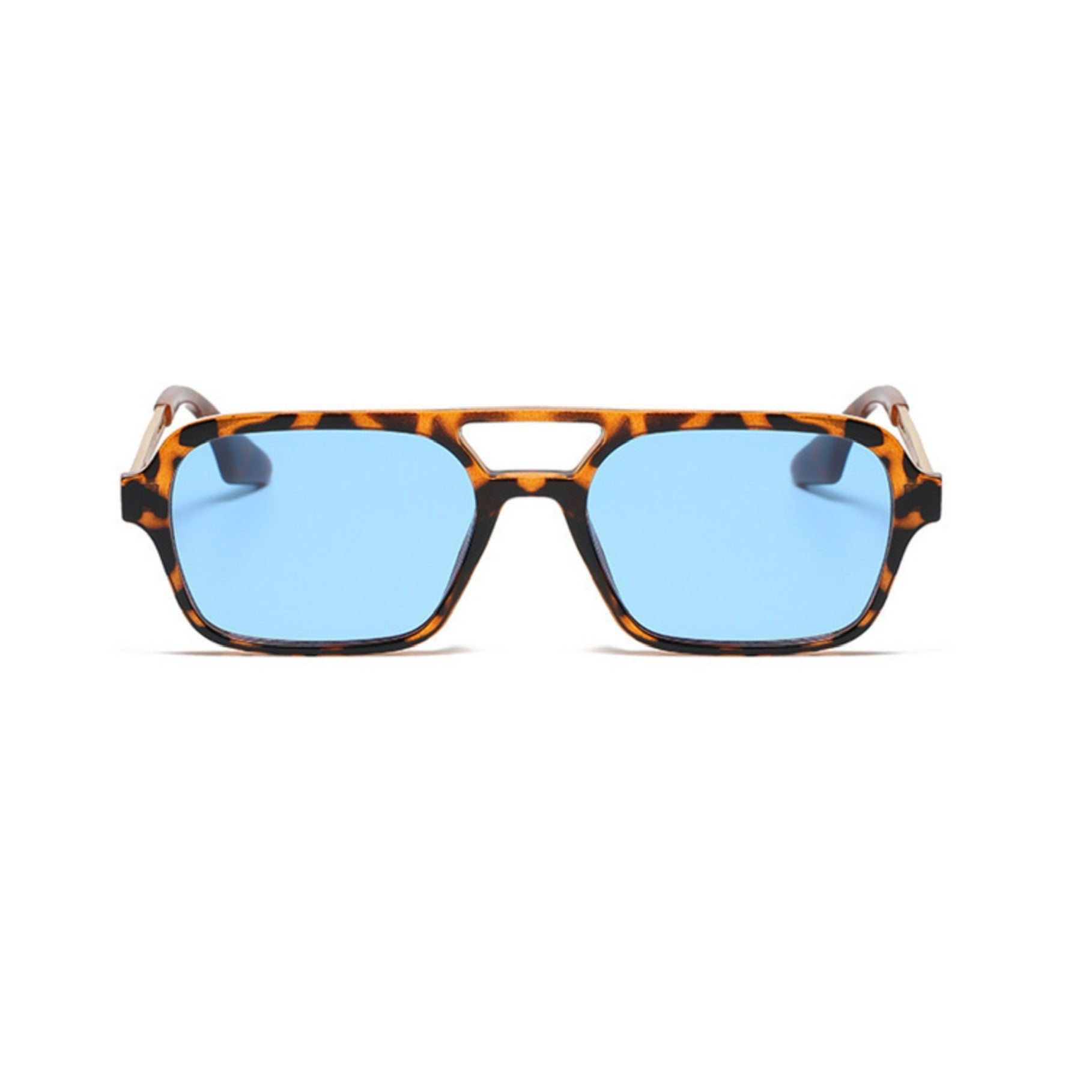 Vintage Leopard Blue Sunglasses image 3