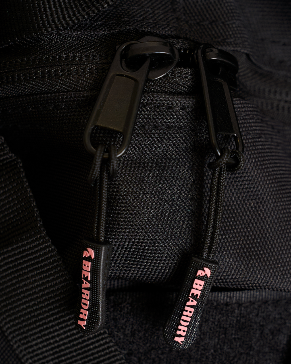 Everyday Onyx Black Backpack 25L with Crimson Bear