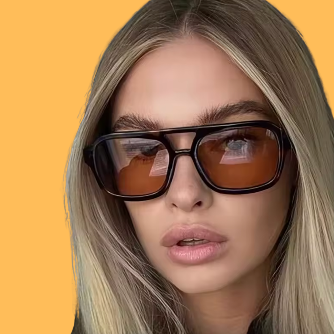Classic Tortoise Double Beam Sunglasses image 1