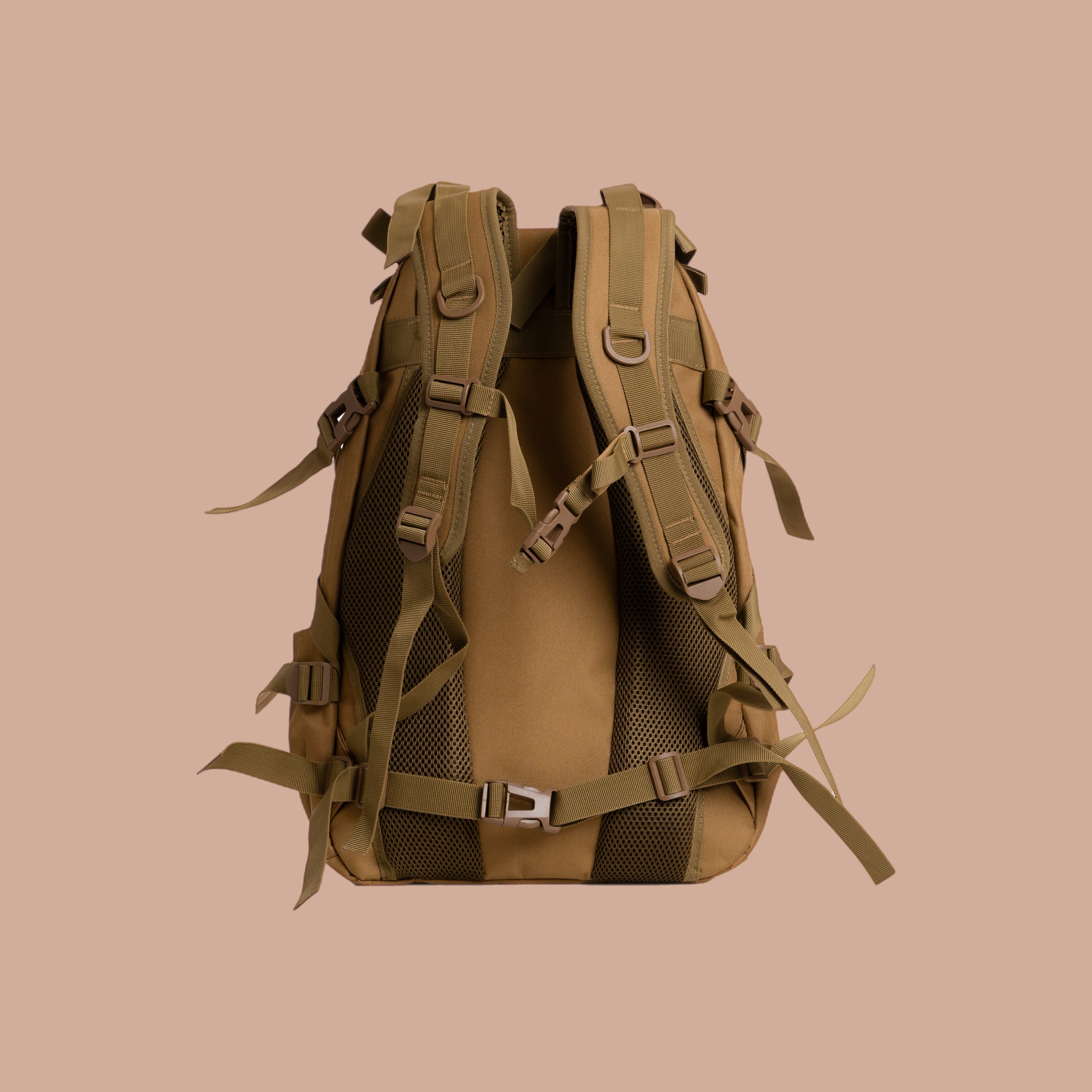 Everyday Desert Kharki 25L Backpack with Electric Orange image 1