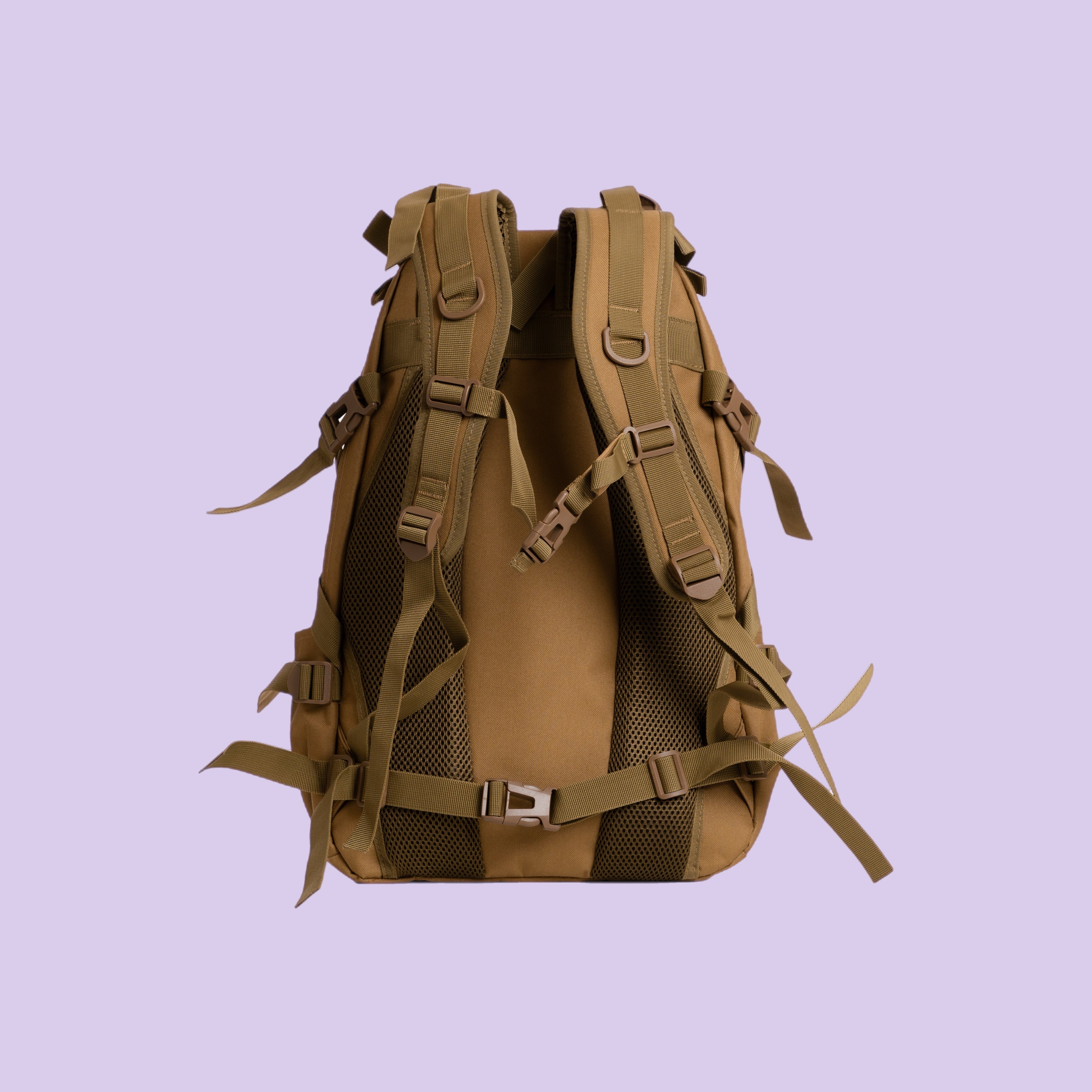 Everyday Desert Khaki 25L Backpack with Crimson Bear image 1