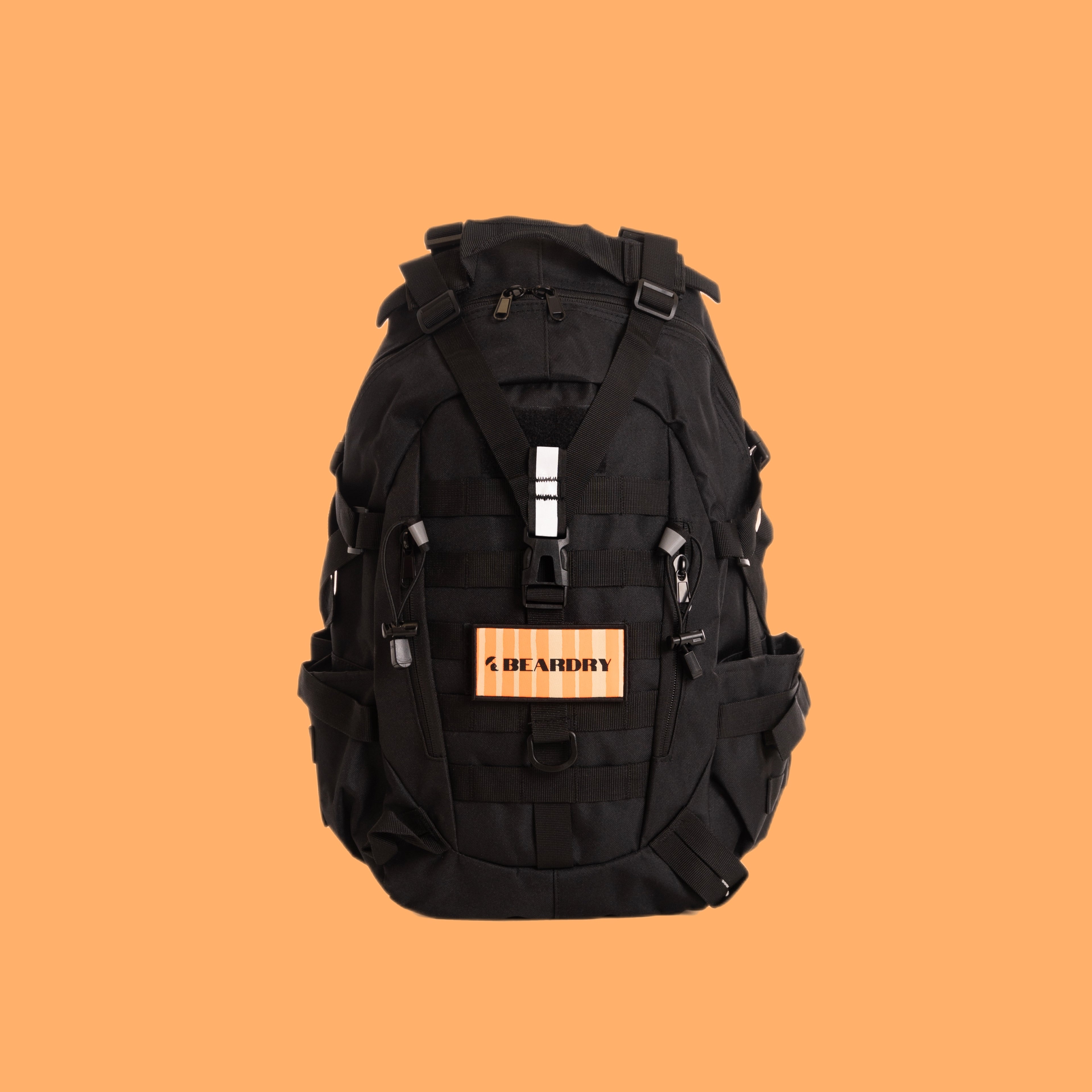 Everyday Onyx Black Backpack 25L with Electric Orange image 0