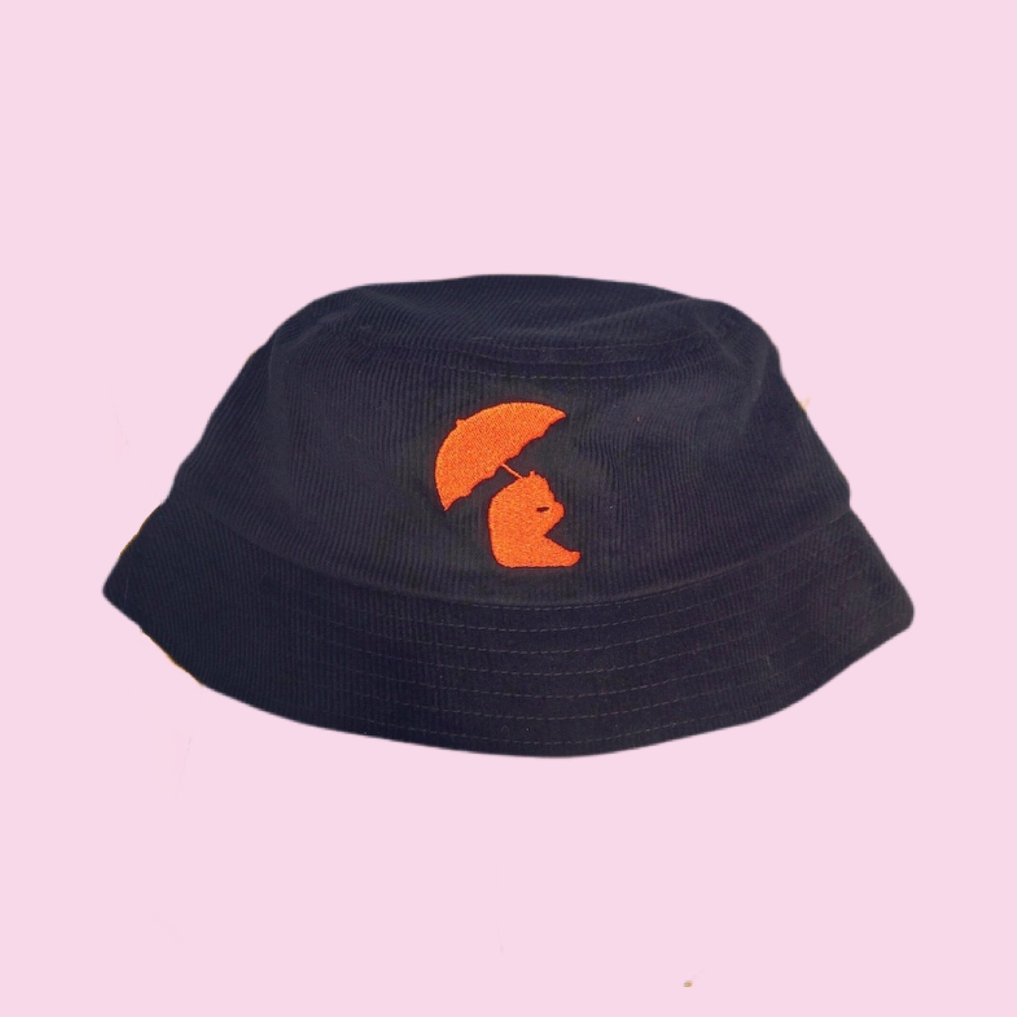 Black Soft Cord Bucket-Hat image 1