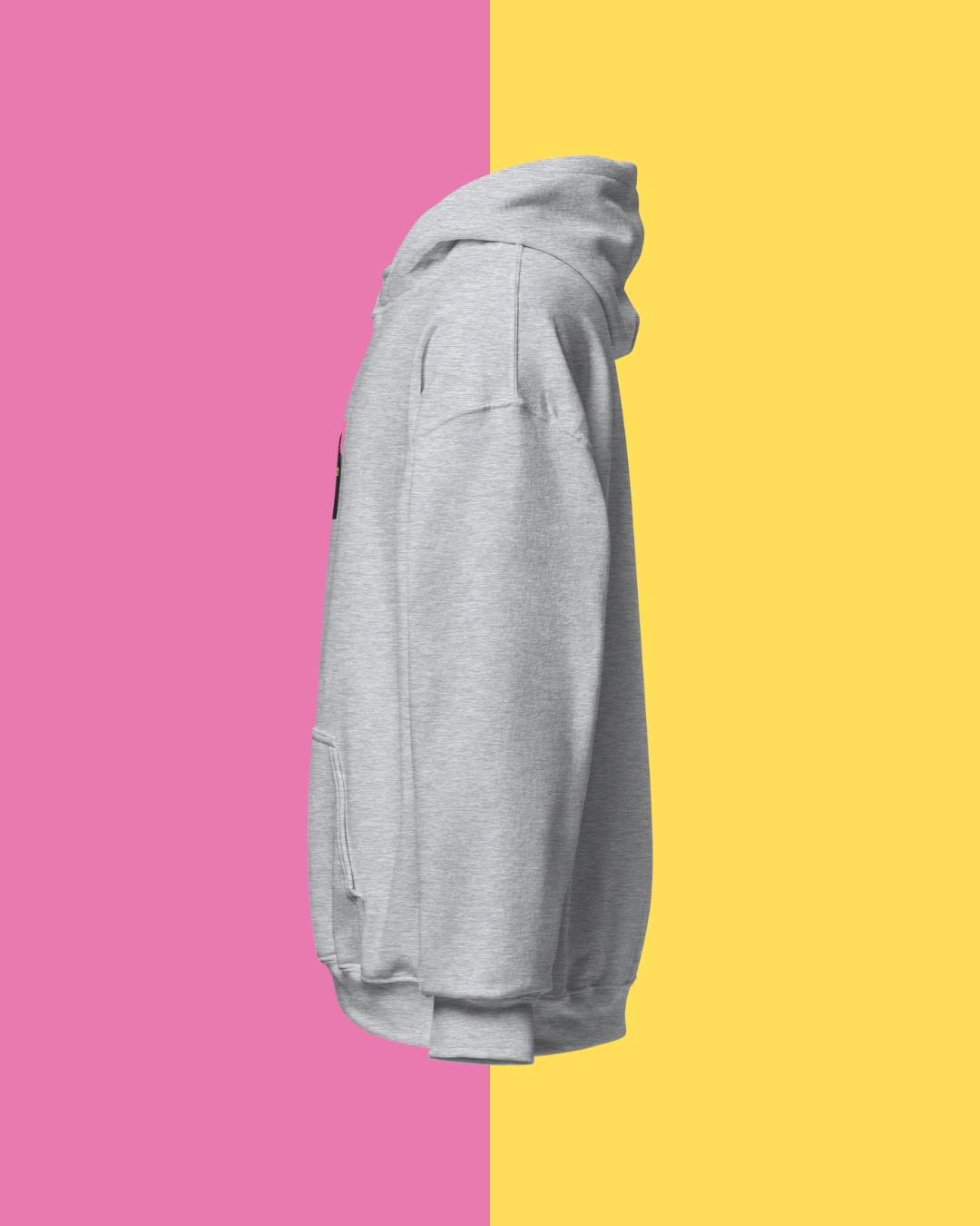 Pink Grizzly Grey Hoodie