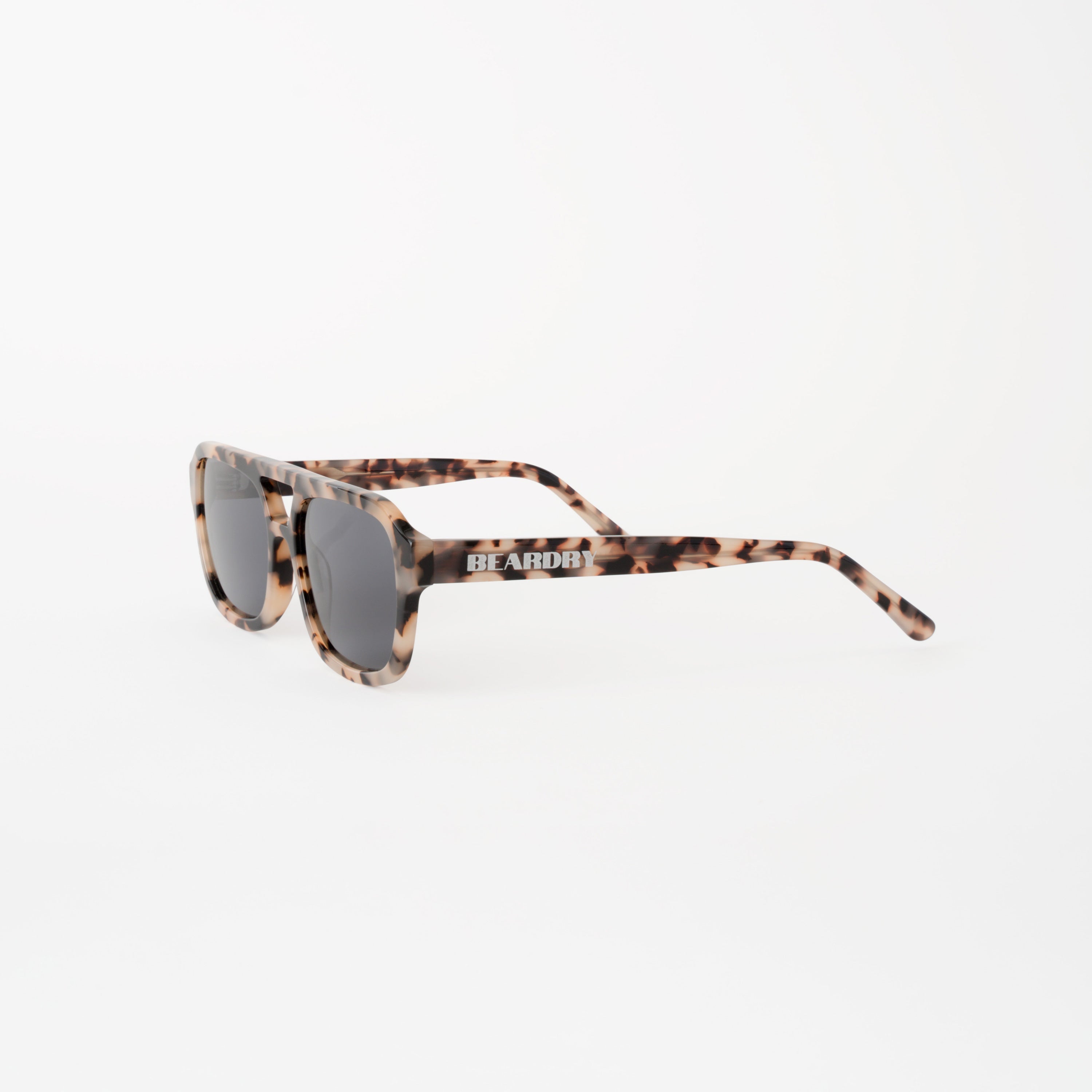 Leopard Grey Signature Aviator Polarised Sunglasses