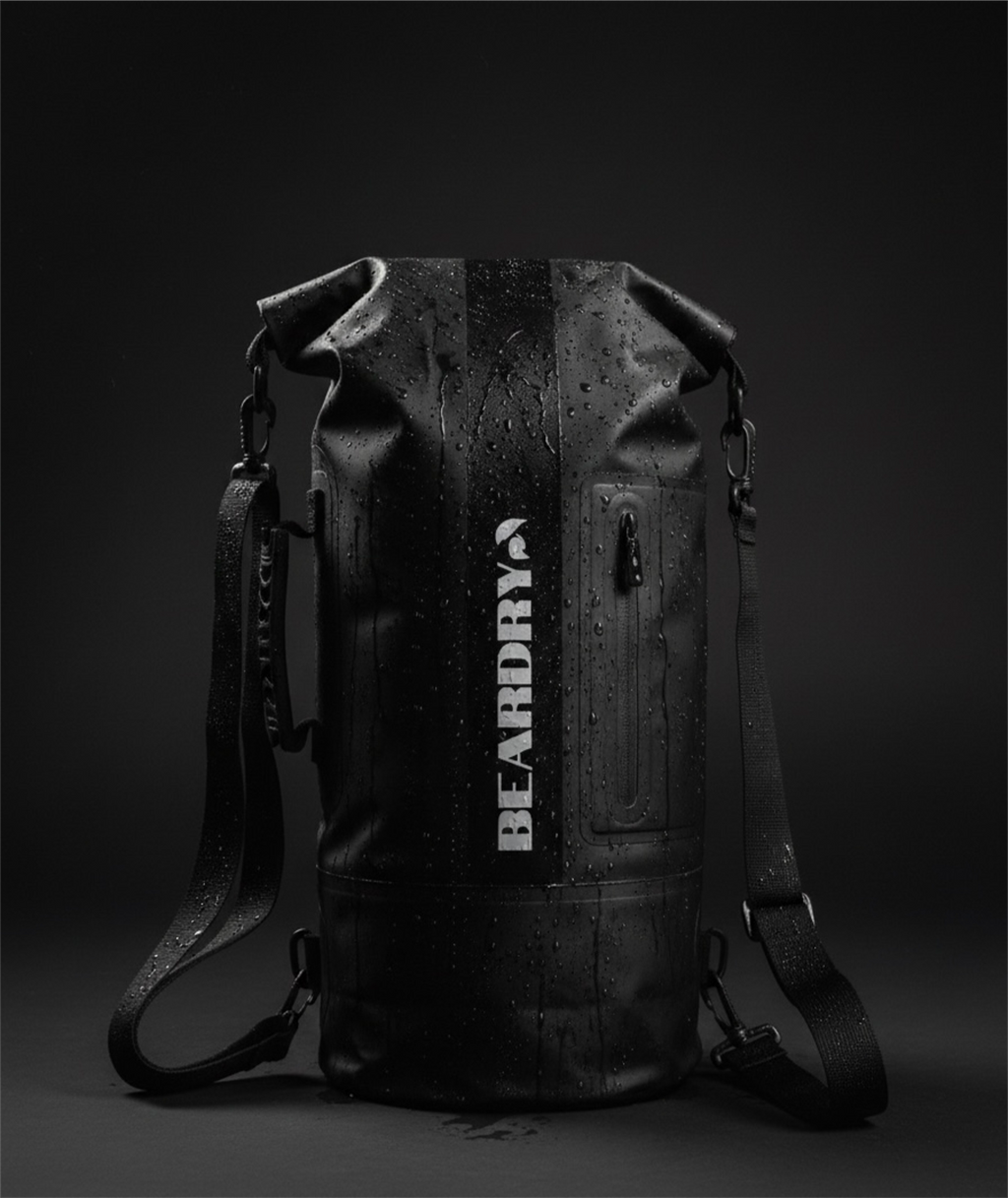 15L Outlander Pro | Tactical Matte Black | 100% Waterproof Backpack