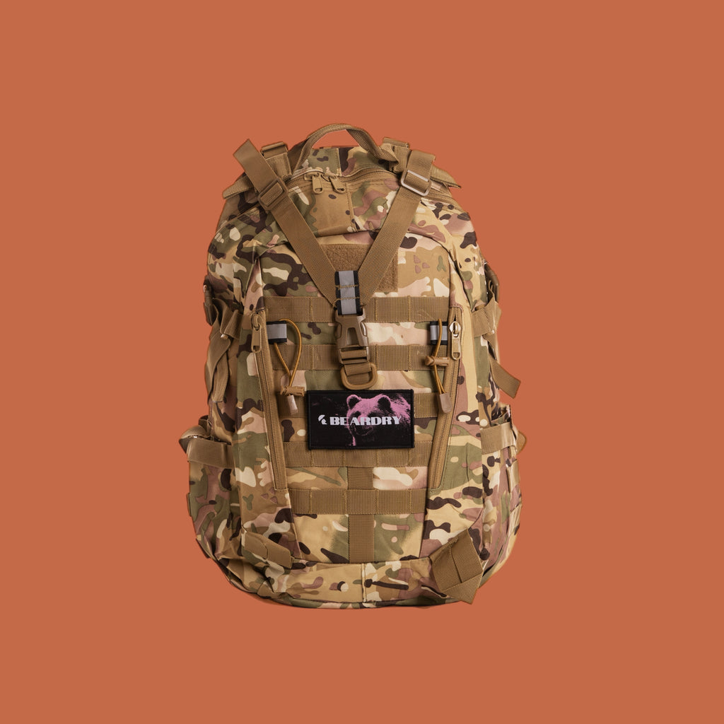 Everyday Camo 25L Backpack with Crimson Bear image 0