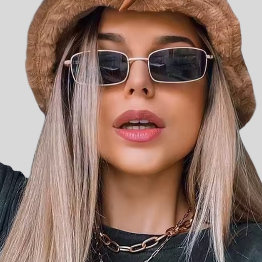 Classic Vintage Golden Sunglasses image 1