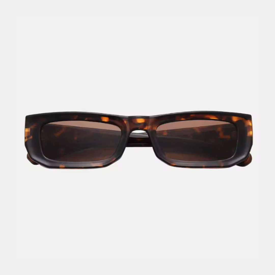 Vintage Tortoise Rectangle Sunglasses image 0