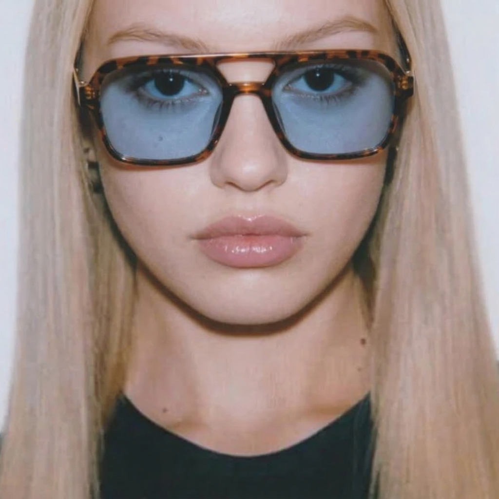 Tortoise Blue Heritage Sunglasses