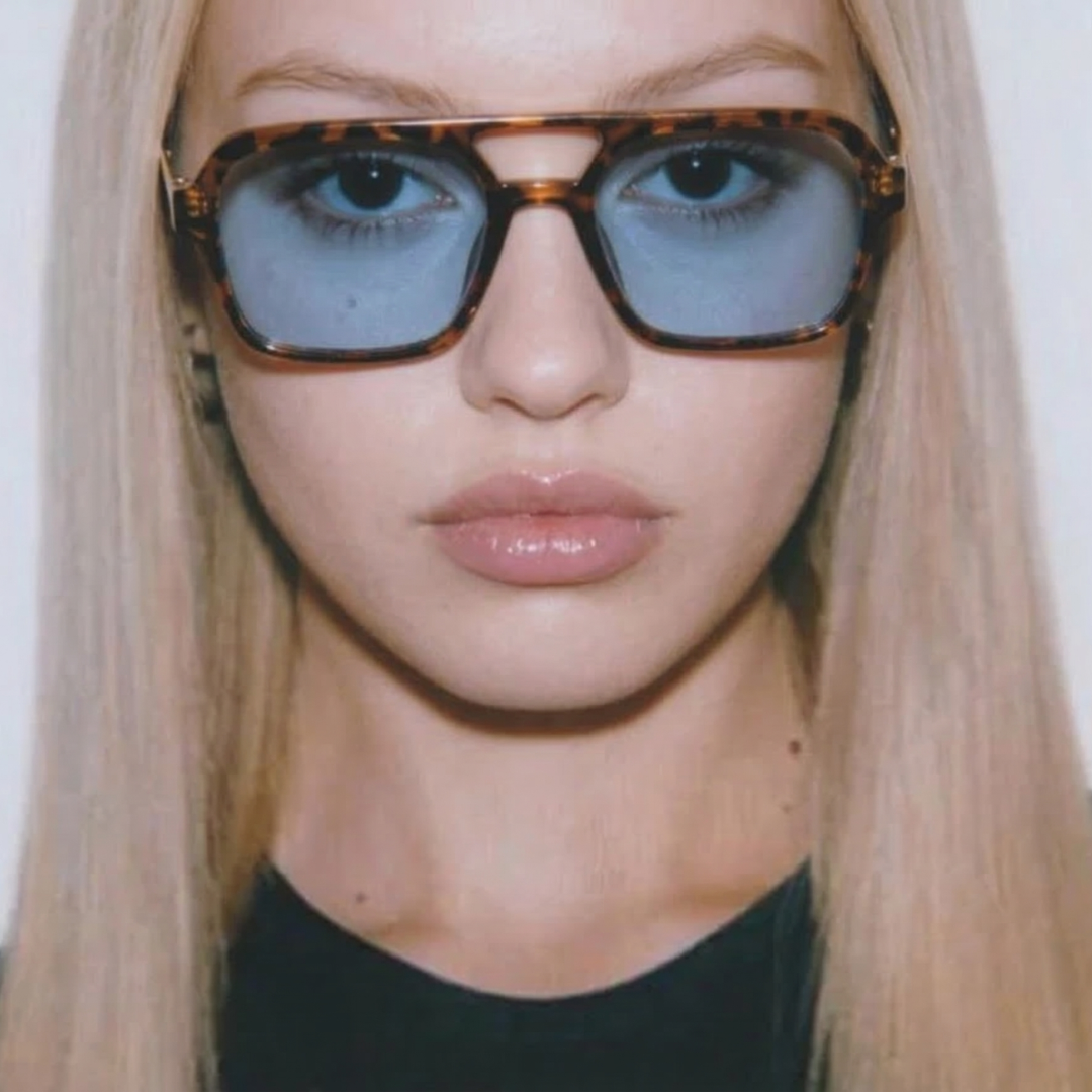 Tortoise Blue Heritage Sunglasses