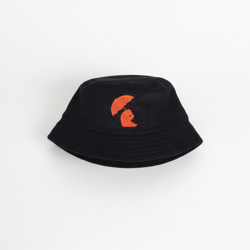 Ghost Bucket Hat | Premium Midnight Corduroy | All-Season Headwear