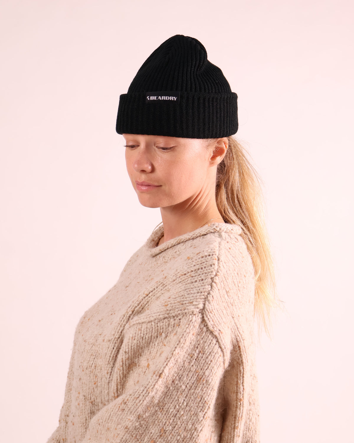 Mariner Fisherman Beanie | Signature Black | Dockside Tech-Knit