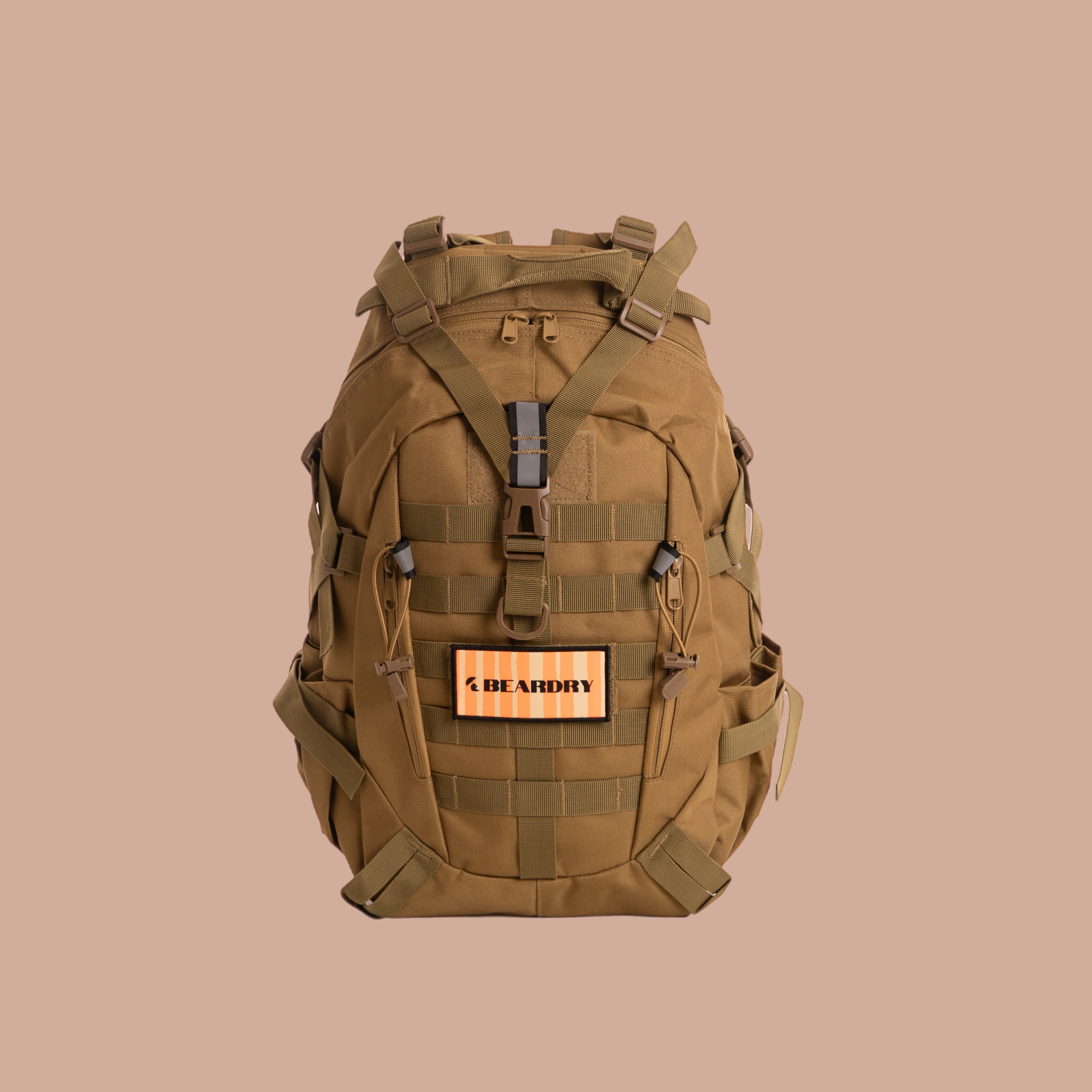 Everyday Desert Kharki 25L Backpack with Electric Orange image 0