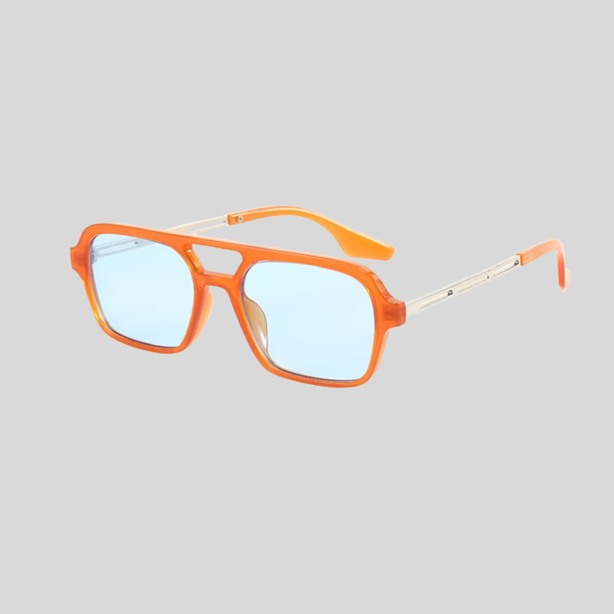 Vintage Orange Blue Sunglasses image 0
