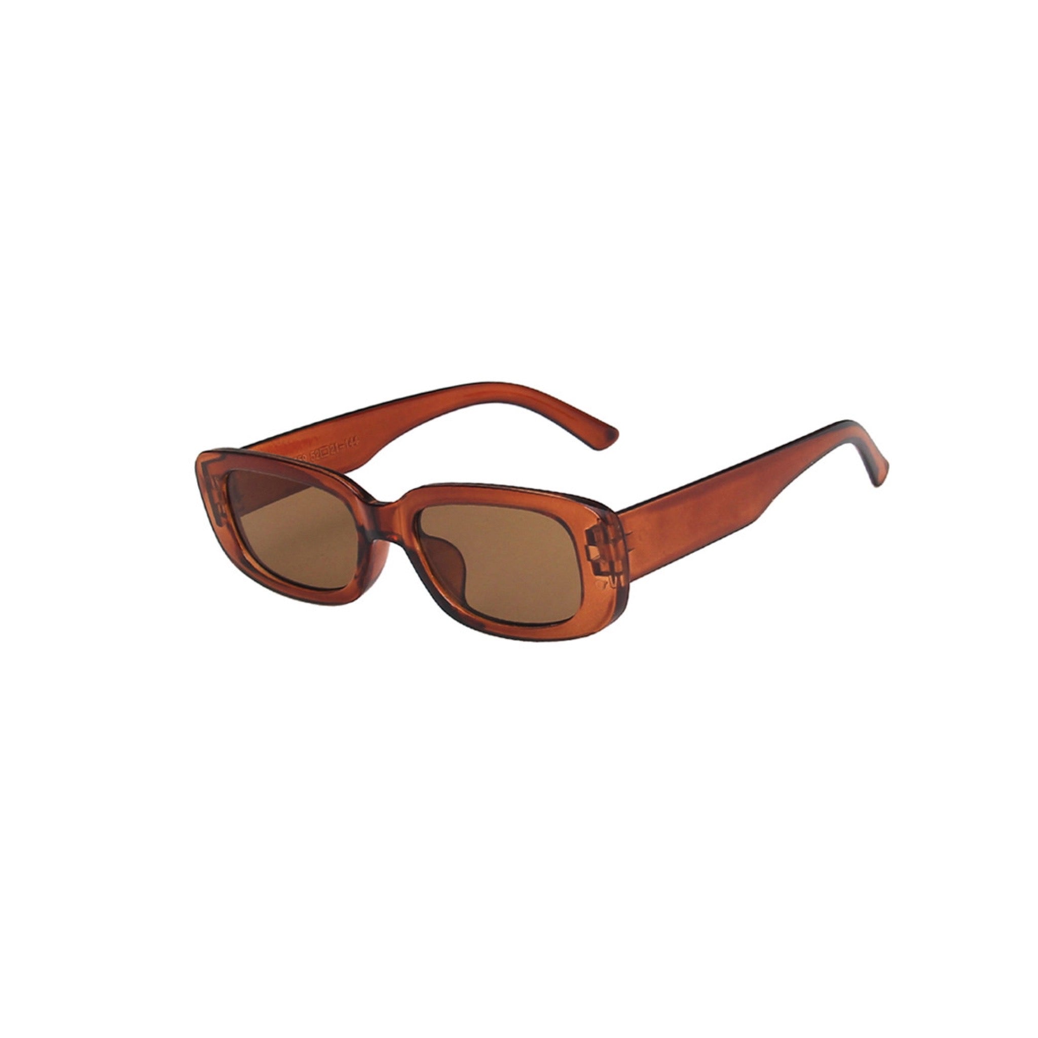 Golden-Brown Unisex Sunglasses image 0