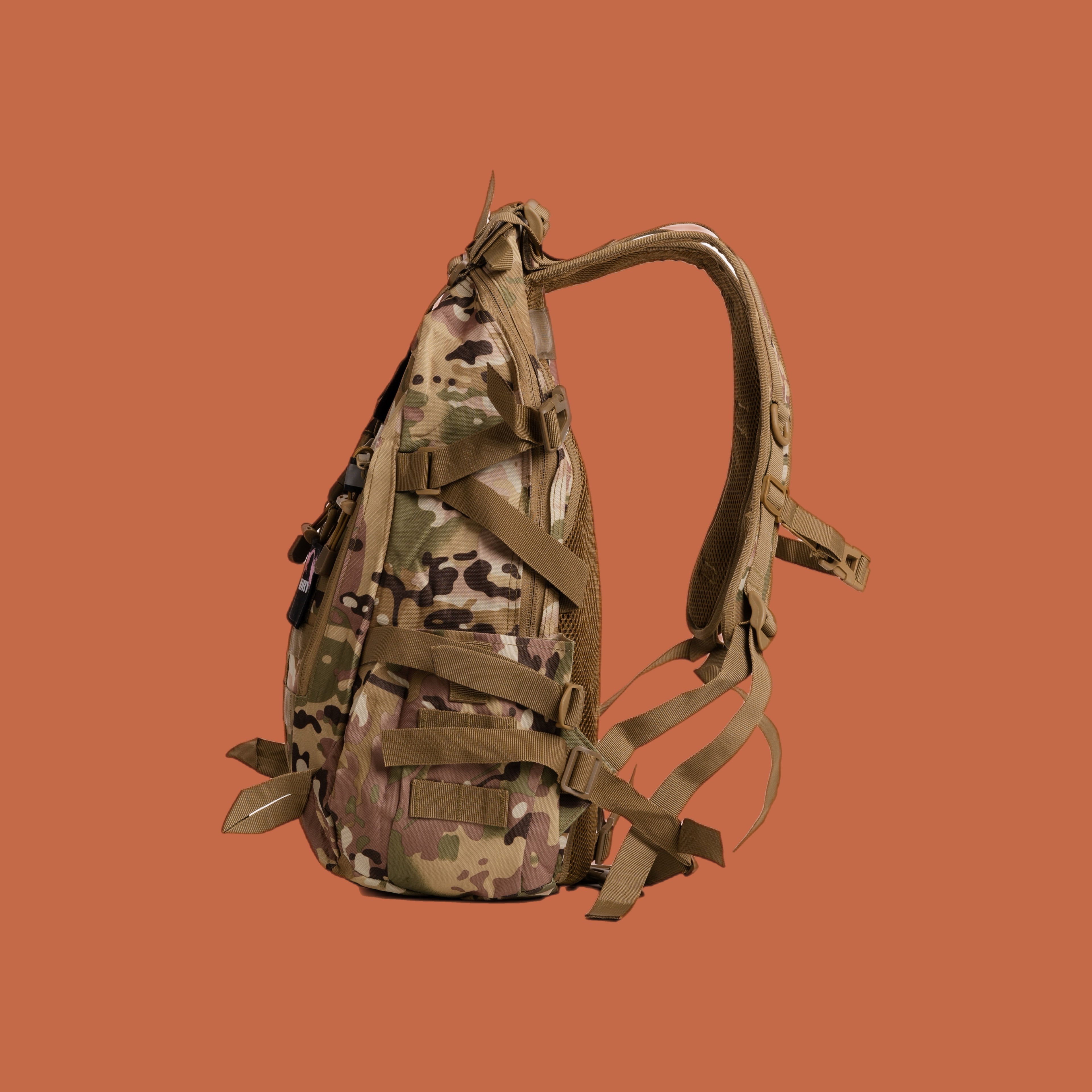 Everyday Camo 25L Backpack with Crimson Bear image 2