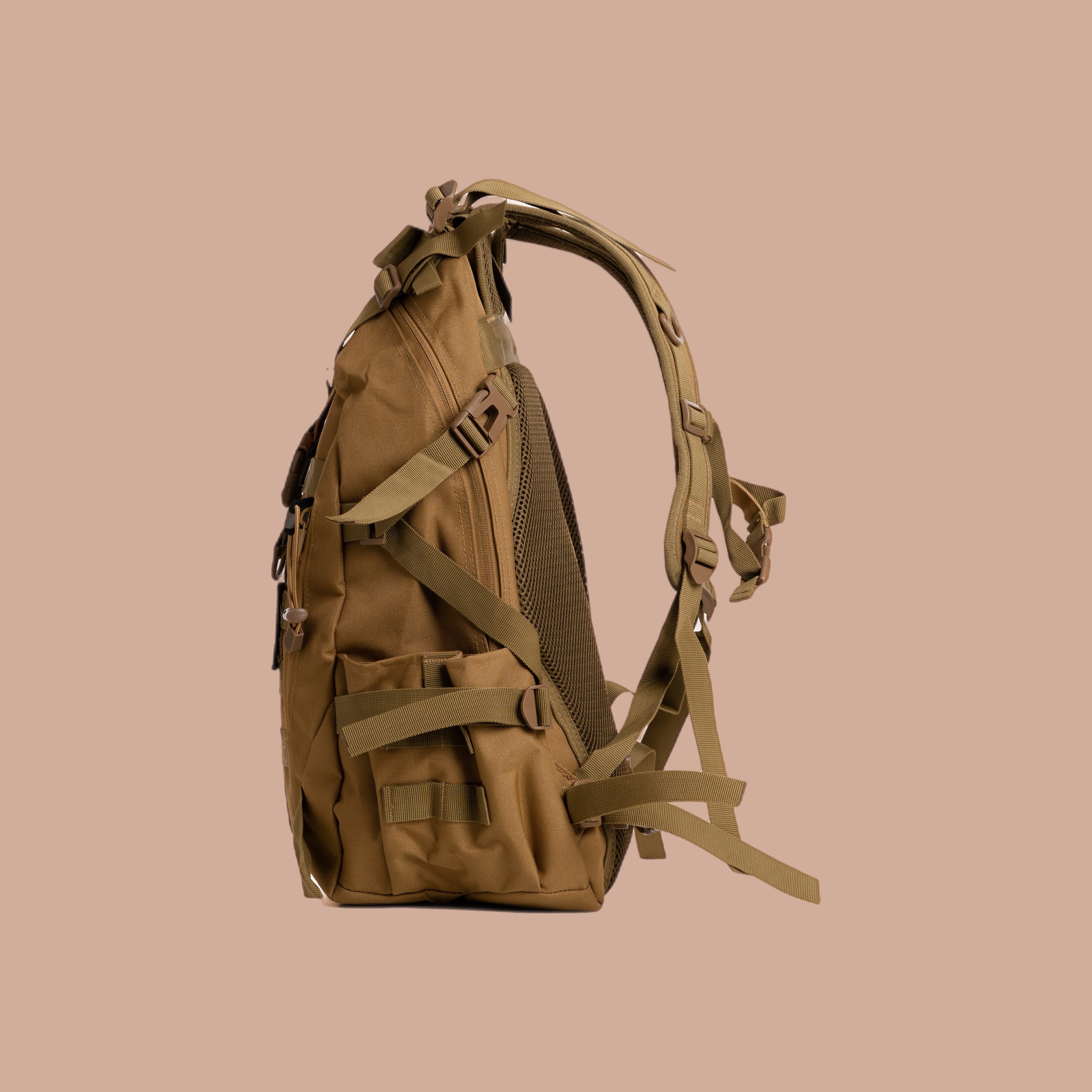 Everyday Desert Kharki 25L Backpack with Electric Orange image 2